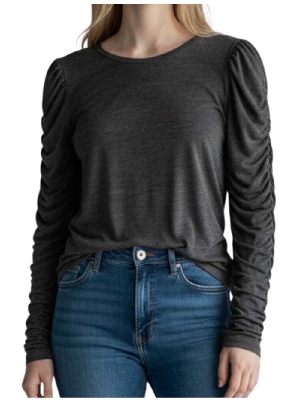 We The Free Natasha Cinched Long Sleeve Top